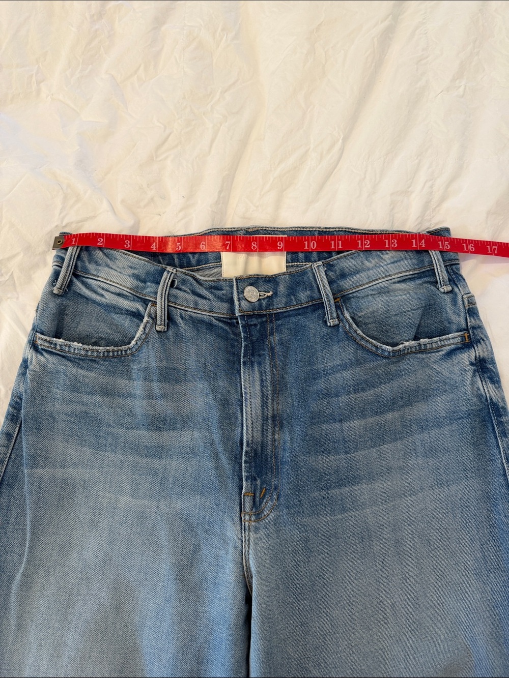 MOTHER Superior The Hustler Roller Frey wide leg Jeans - Picture 4 of 8